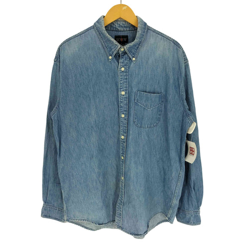ジェイクルー J.CREW 90S 巨人タグ USA製 B.D. L/S デニム シャツ メンズ import:L